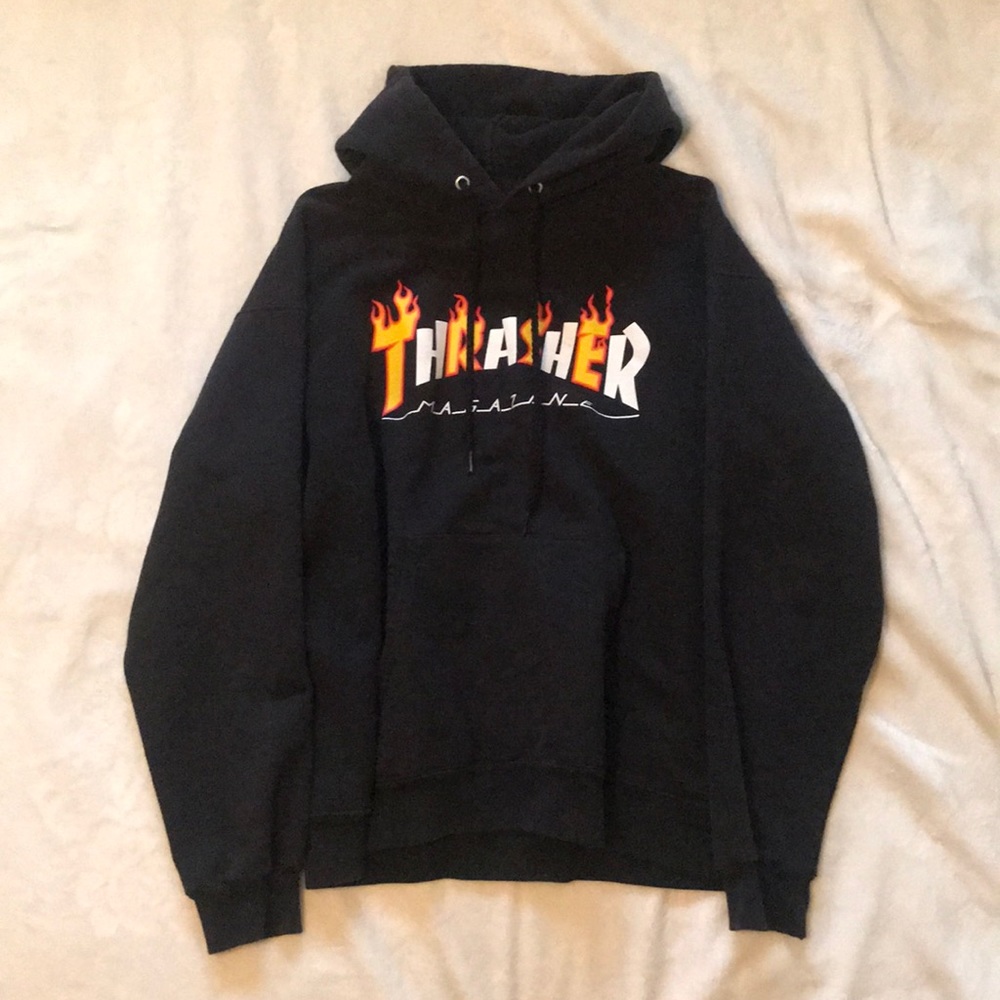 Thrasher Flame Logo Hoodie